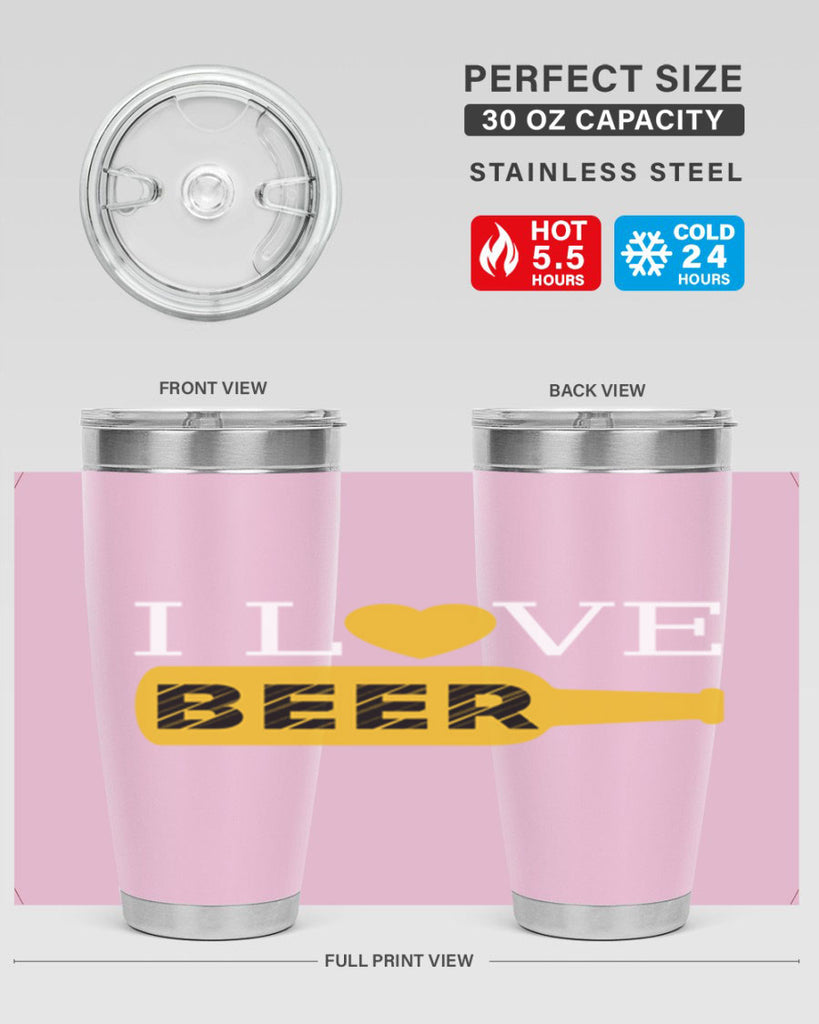 i love beer 75#- beer- Tumbler