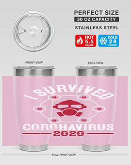 i survived coronavirus Style 32#- corona virus- Tumbler
