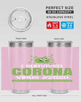 i survived coronavirus Style 33#- corona virus- Tumbler
