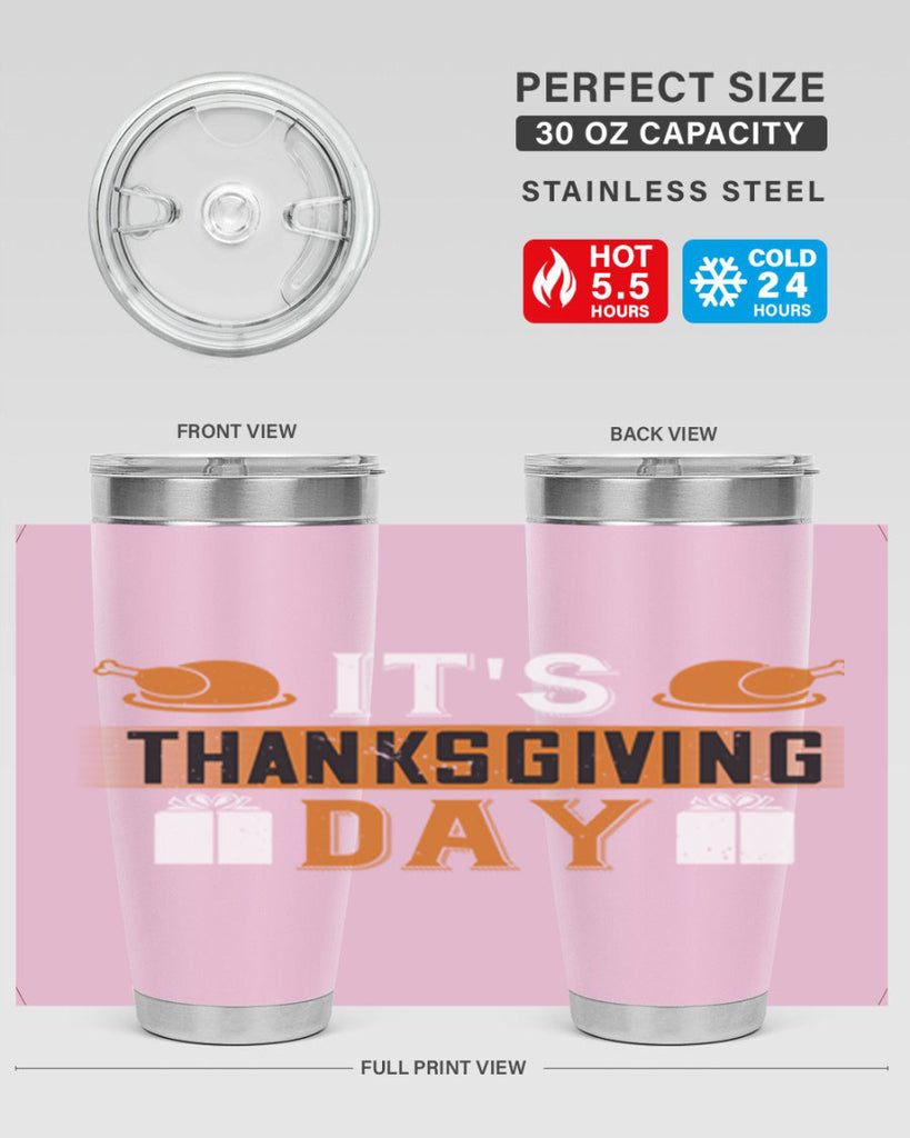 its thanksgiving day 26#- thanksgiving- Tumbler