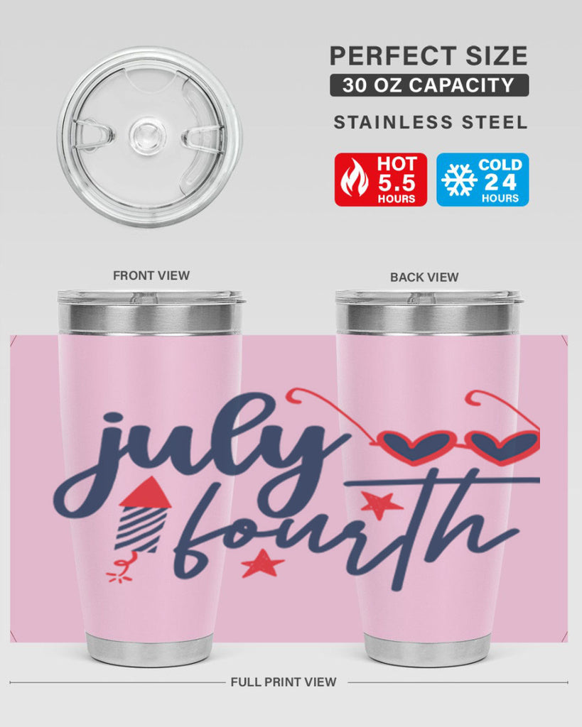 july fourth Style 70#- Fourt Of July- Tumbler
