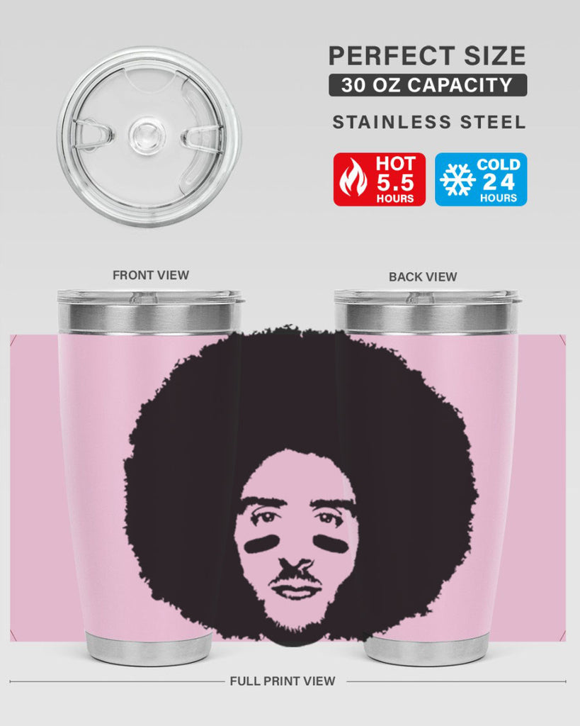 kaepernick 23#- black men - boys- tumbler