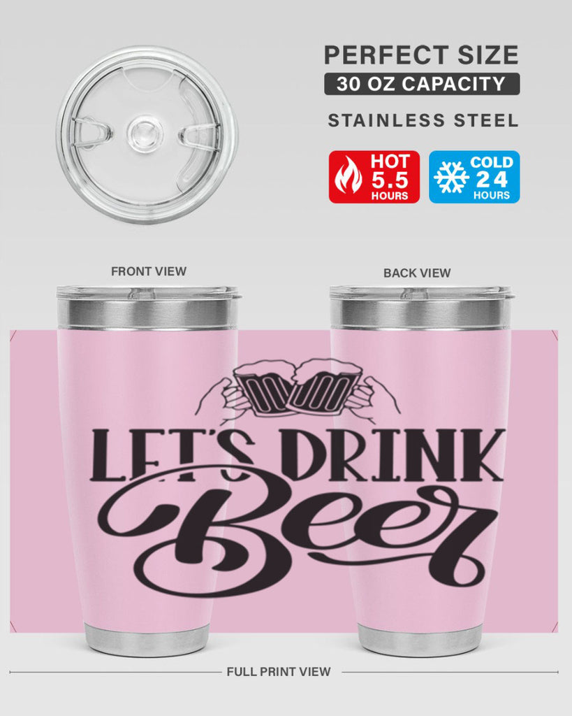 lets drink beer 29#- beer- Tumbler