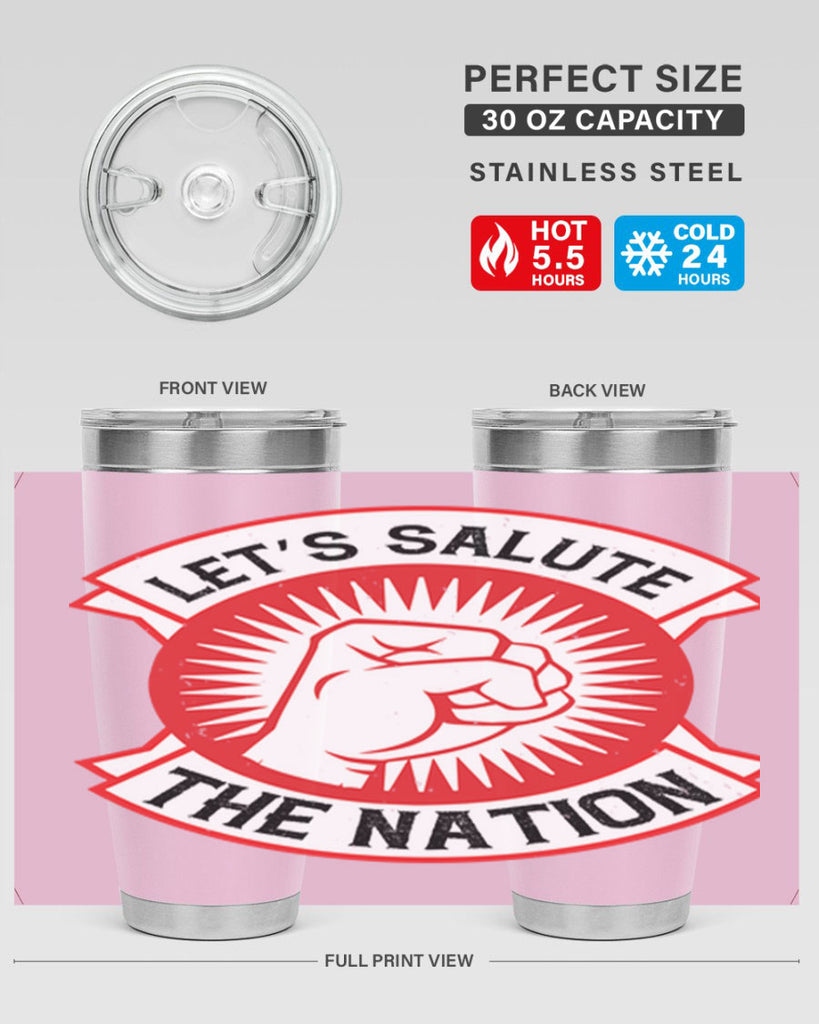 lets selut the nation Style 126#- Fourt Of July- Tumbler