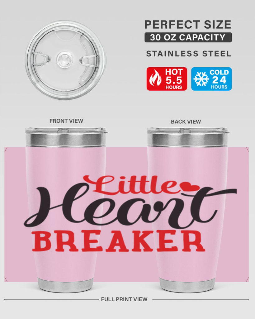 little heart breaker 76#- valentines day- Tumbler