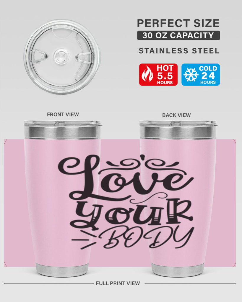 love your body 30#- gym- Tumbler