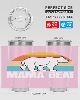 mama bear 24#- Bears- Tumbler