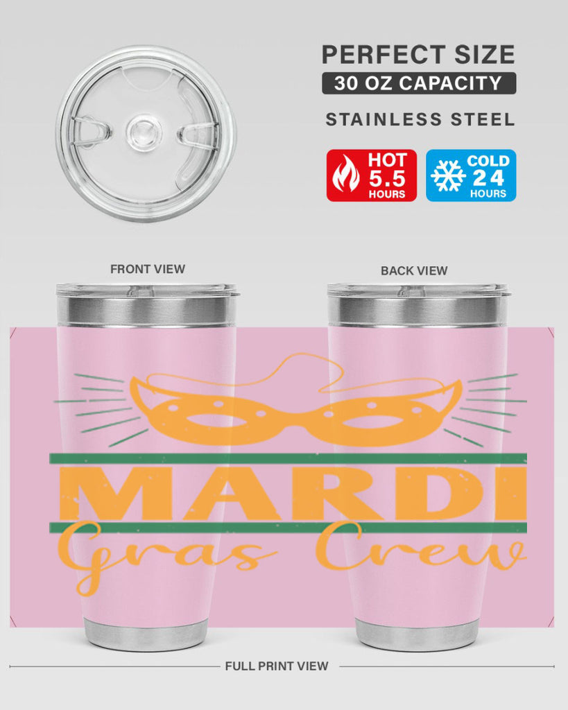 mardi gras crew 48#- mardi gras- Tumbler