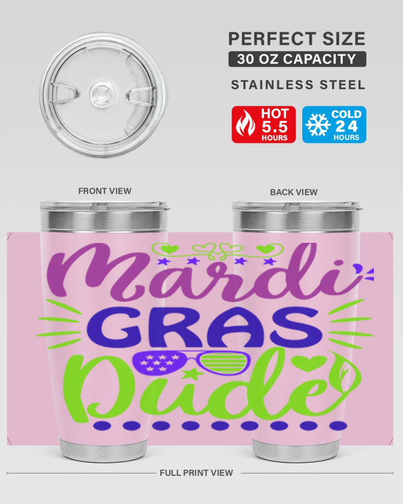 mardi gras dude 9#- mardi gras- Tumbler