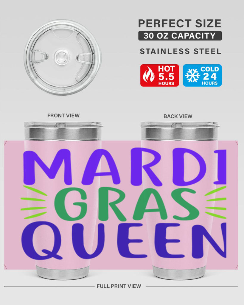 mardi gras queen 7#- mardi gras- Tumbler