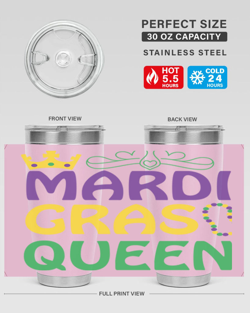 mardi gras queen 8#- mardi gras- Tumbler