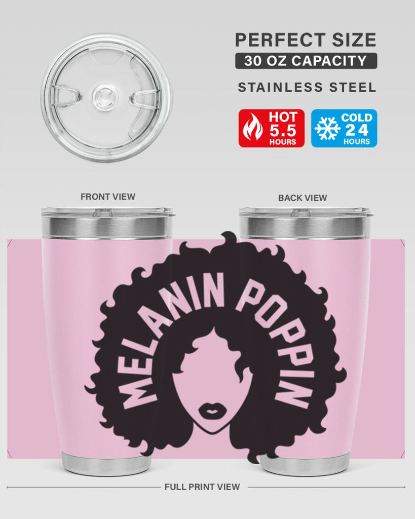 melanin poppin 85#- black words phrases- Cotton Tank