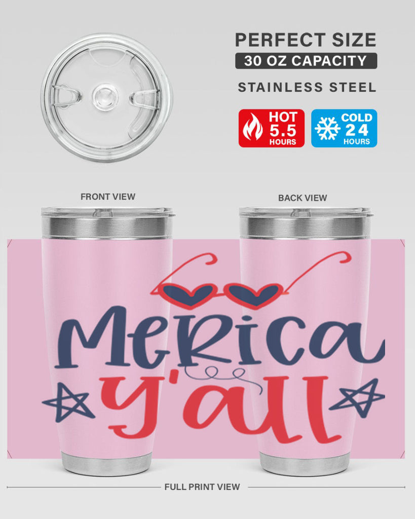 merica y all Style 82#- Fourt Of July- Tumbler
