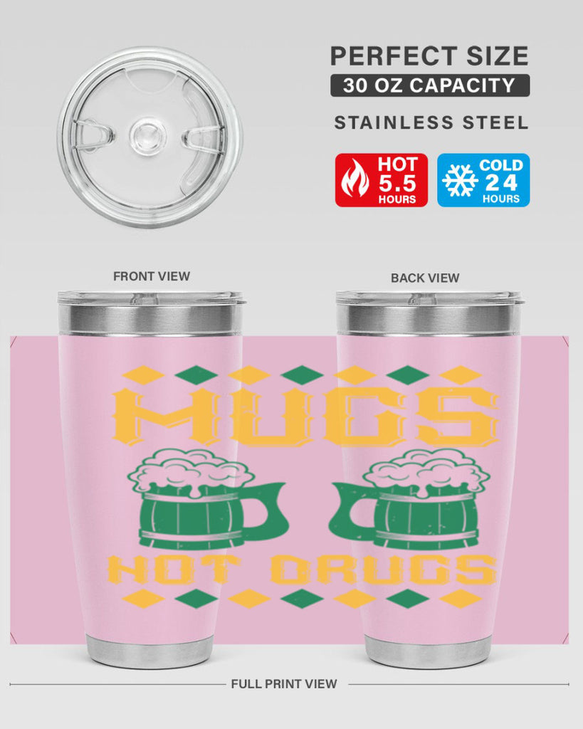 mugs not drugs 59#- beer- Tumbler