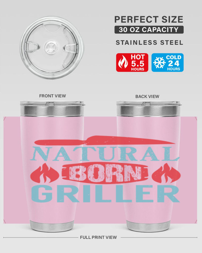 natural born griller 19#- bbq- Tumbler