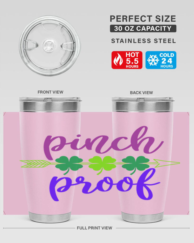 pinch proof 3#- mardi gras- Tumbler