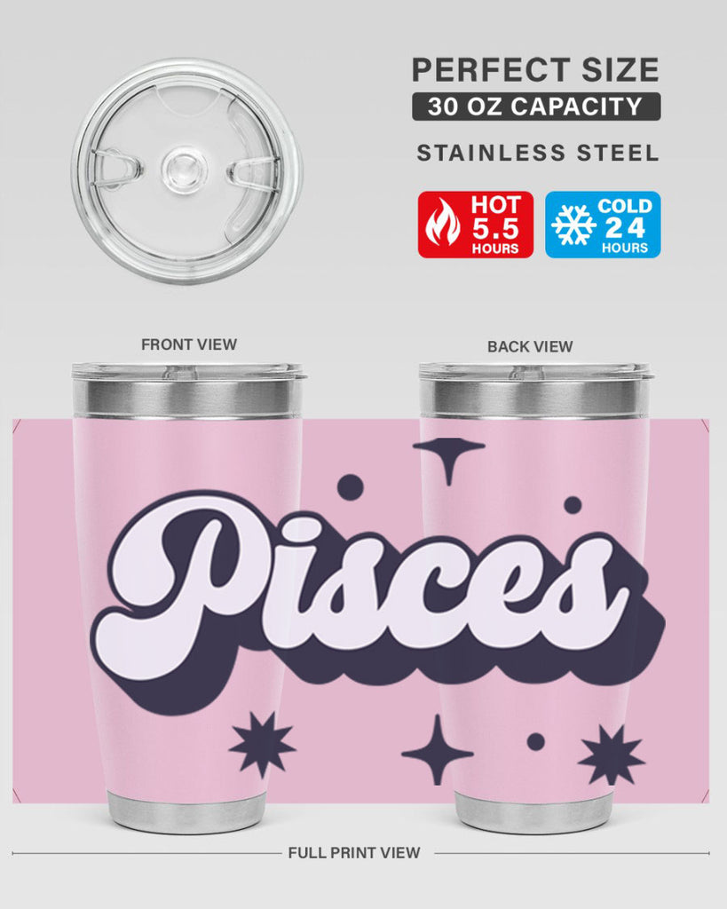 pisces 354#- zodiac- Tumbler