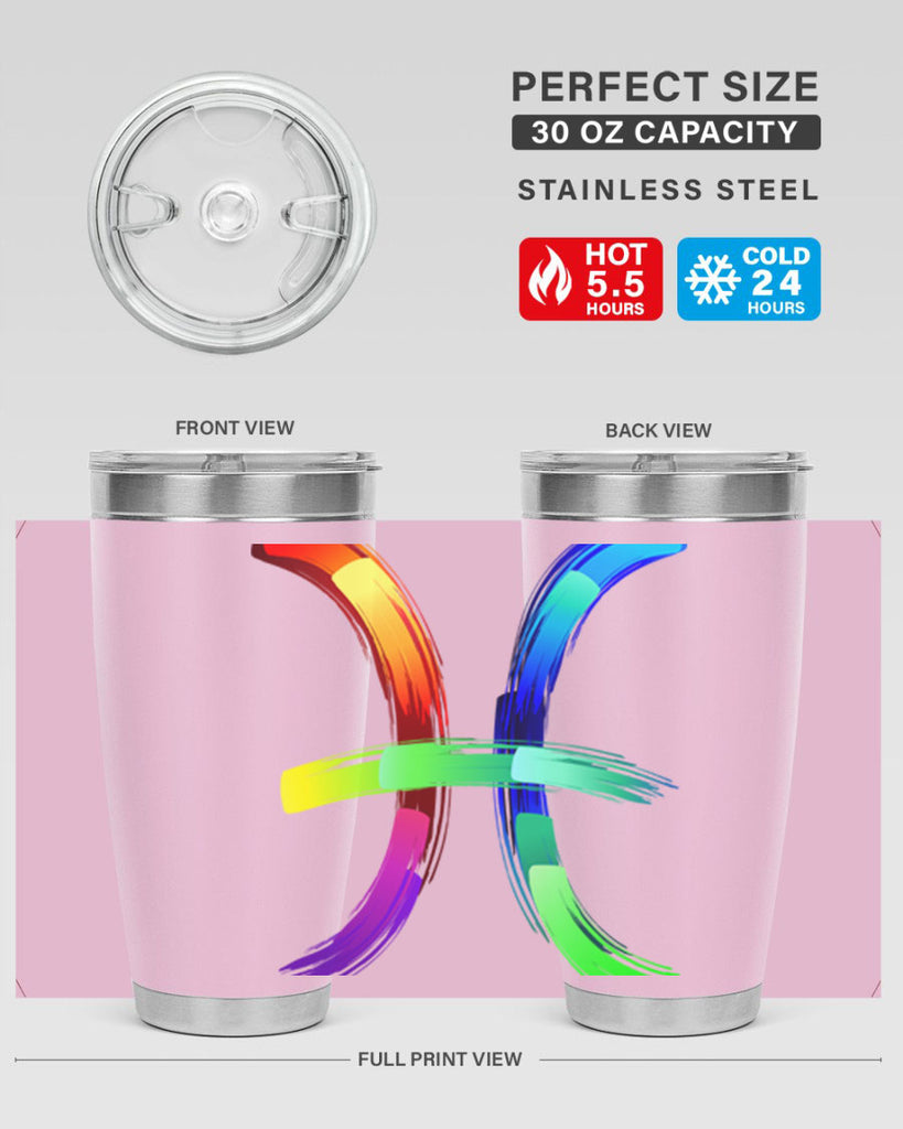 pisces 370#- zodiac- Tumbler