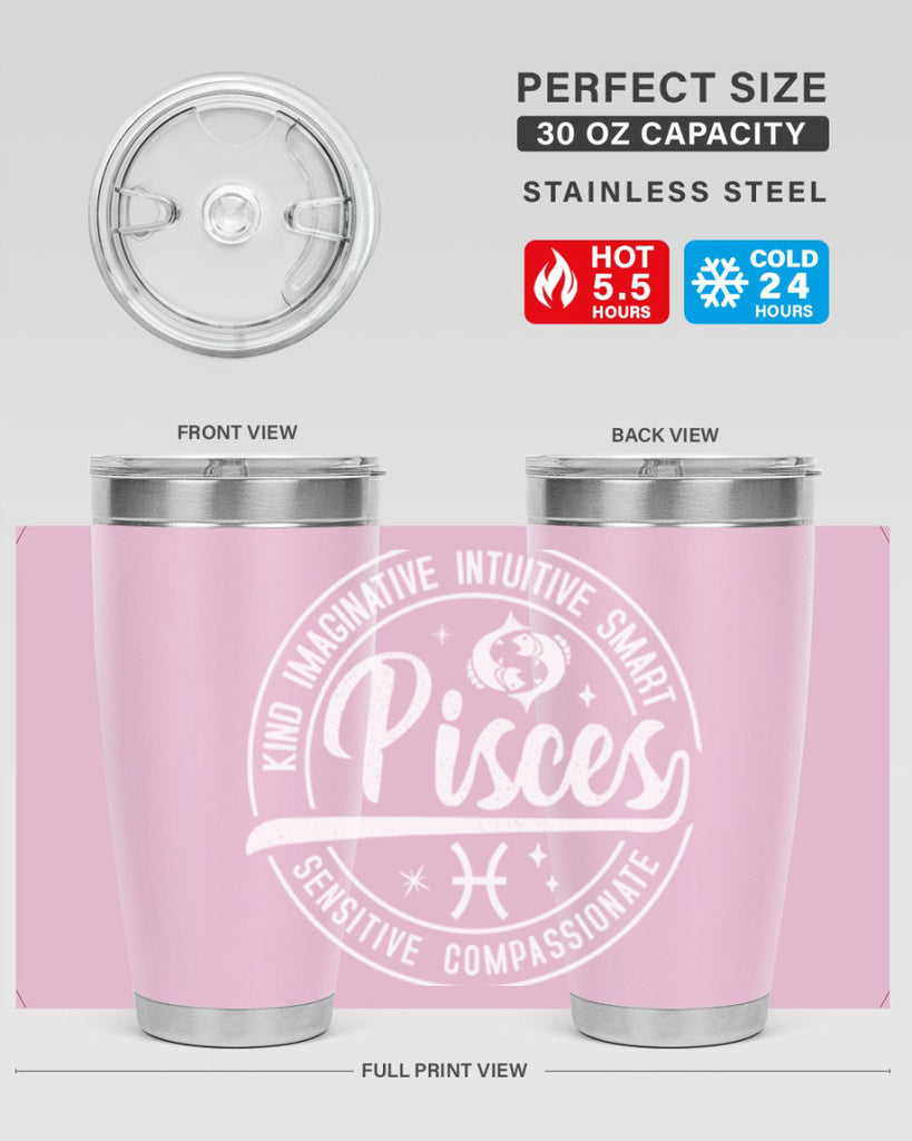 pisces 374#- zodiac- Tumbler