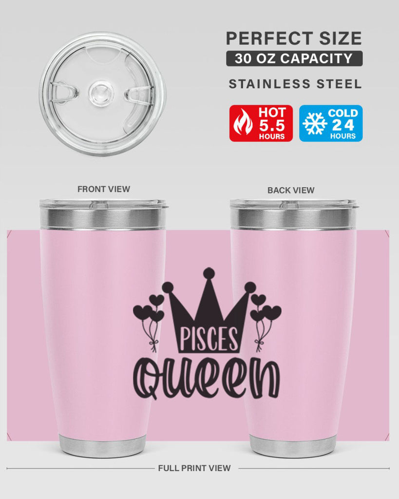 pisces queen 377#- zodiac- Tumbler