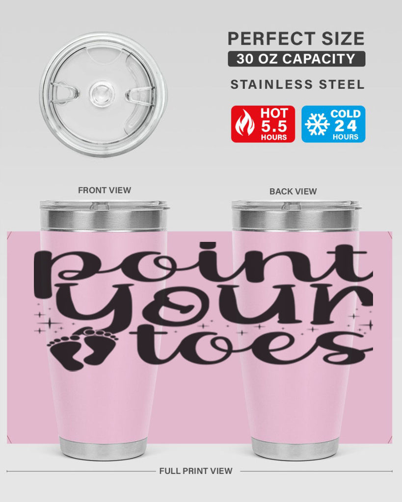 point your toes67#- ballet- Tumbler