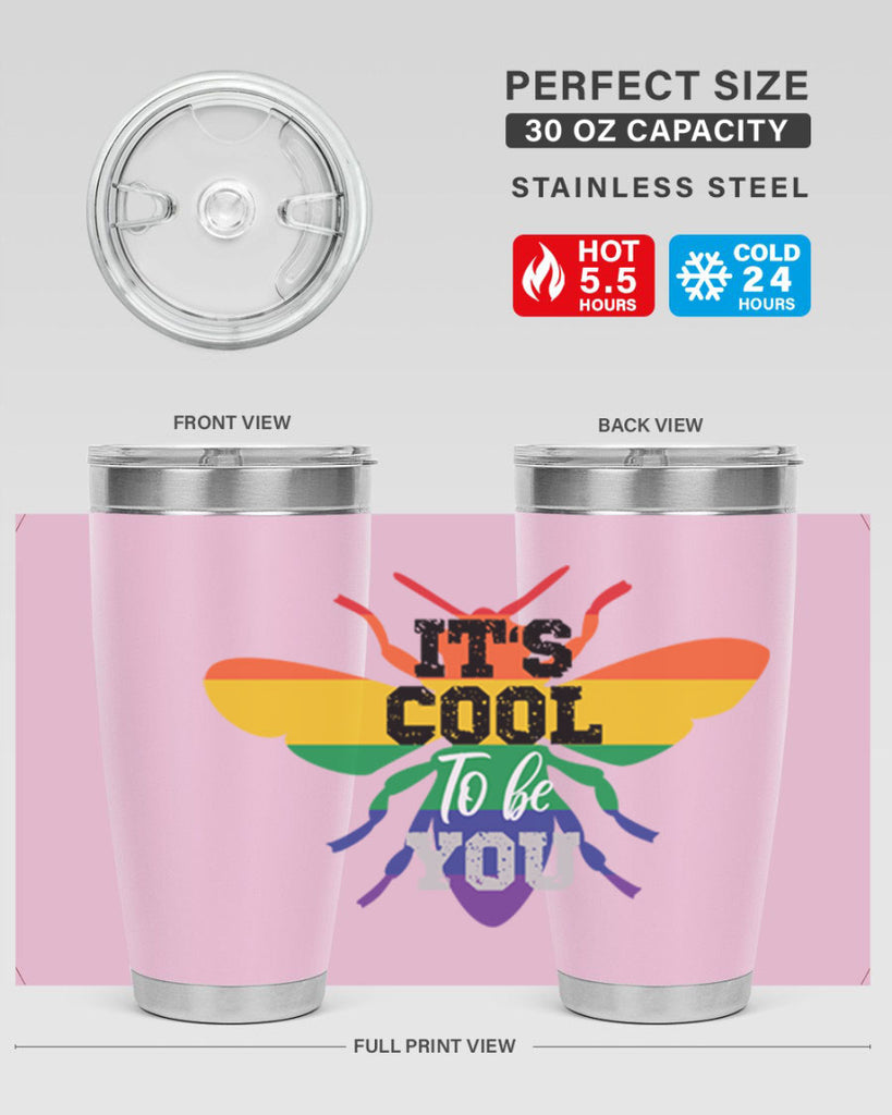 pride bee cool 70#- lgbt- Tumbler