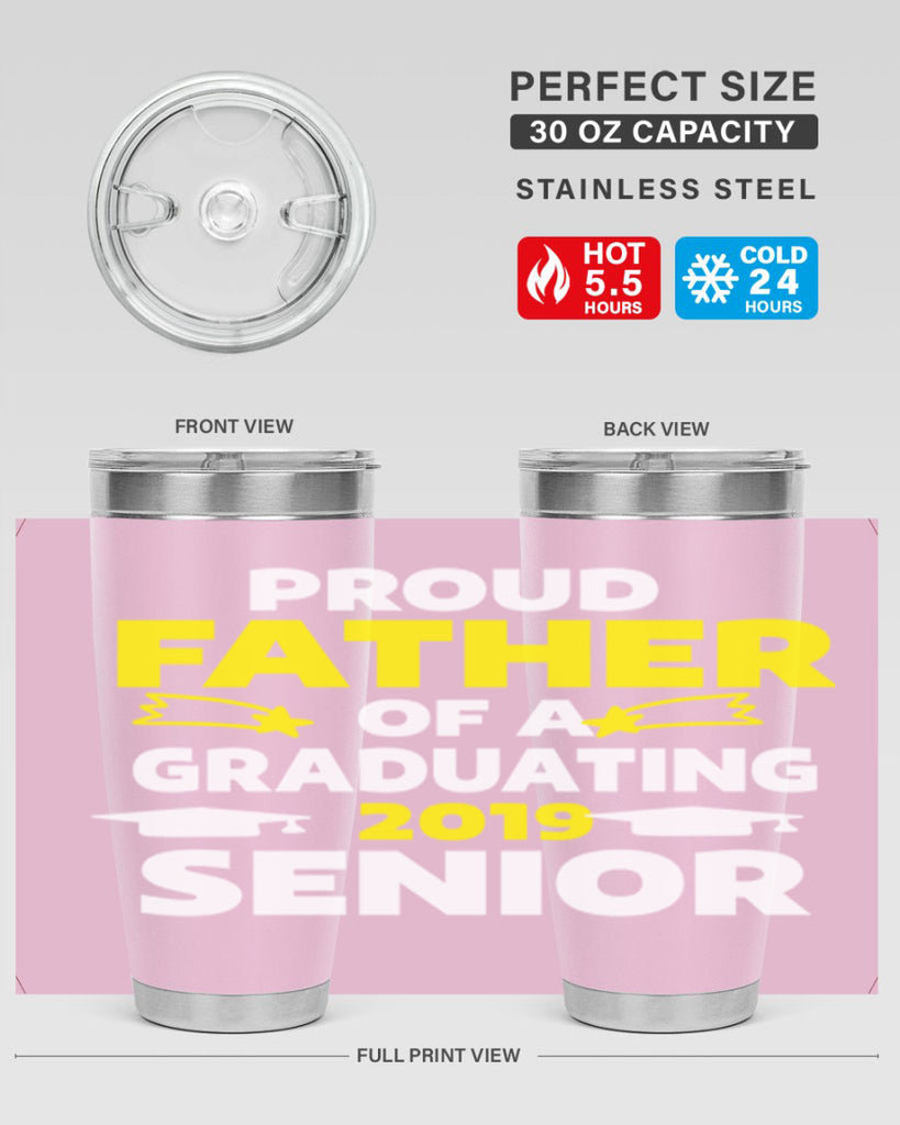 proud father of a graduating 264#- fathers day- Tumbler
