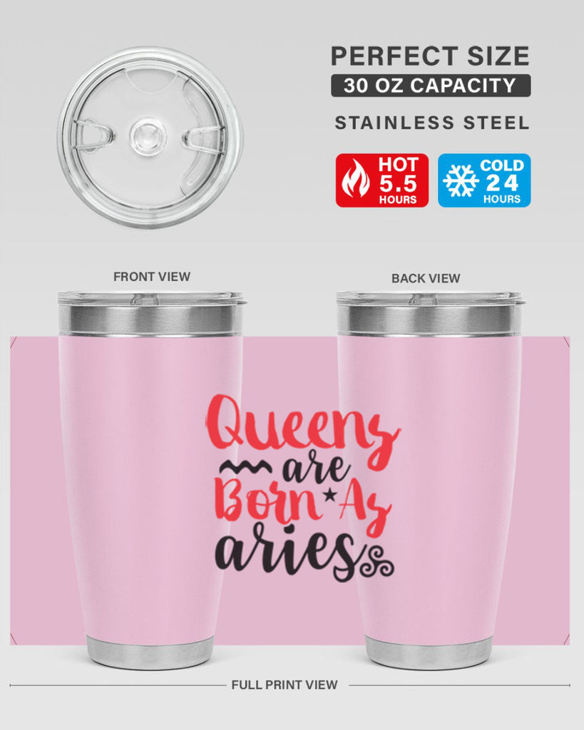 queens Are Born As Aries 384#- zodiac- Tumbler