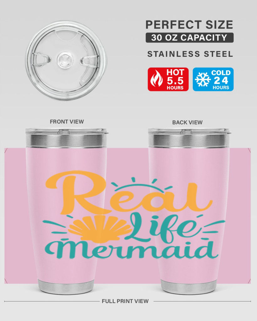 real life mermaid Style 79#- summer- Tumbler