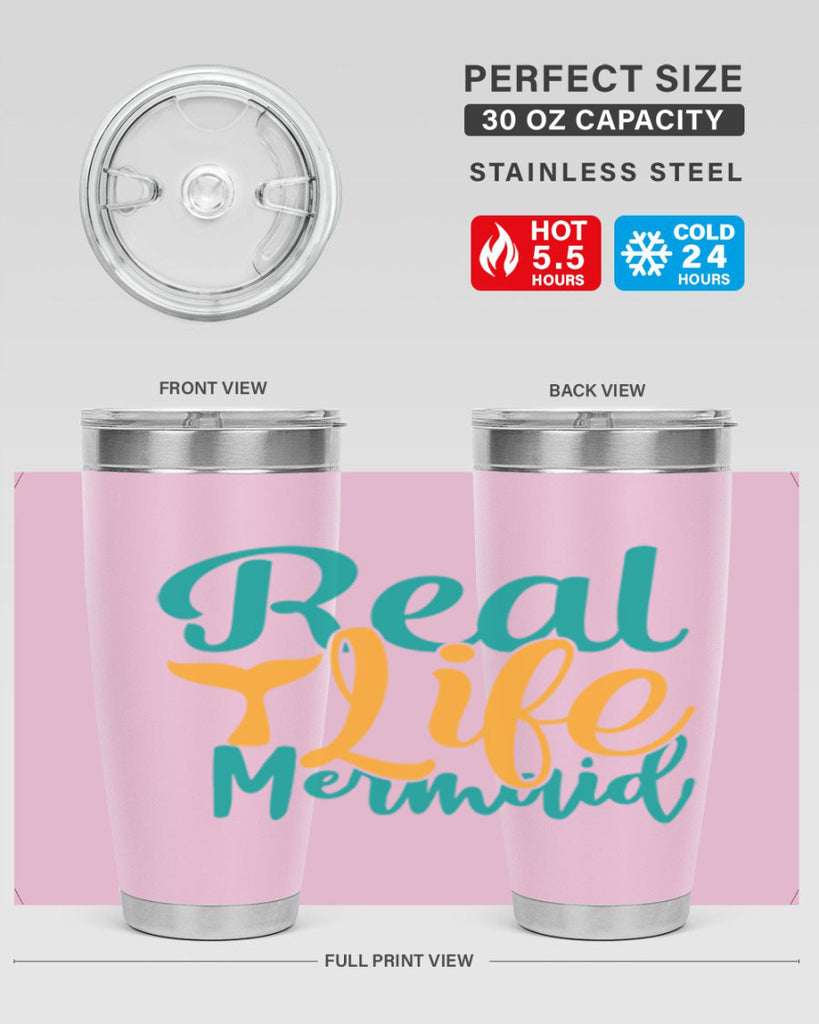 real life mermaid Style 80#- summer- Tumbler