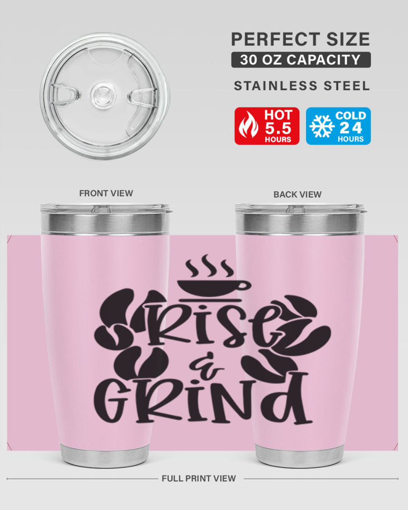 rise grind 31#- wine- Tumbler