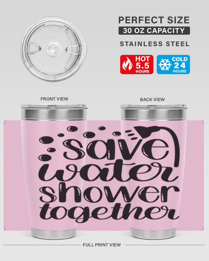 save water shower together 18#- bathroom- Tumbler