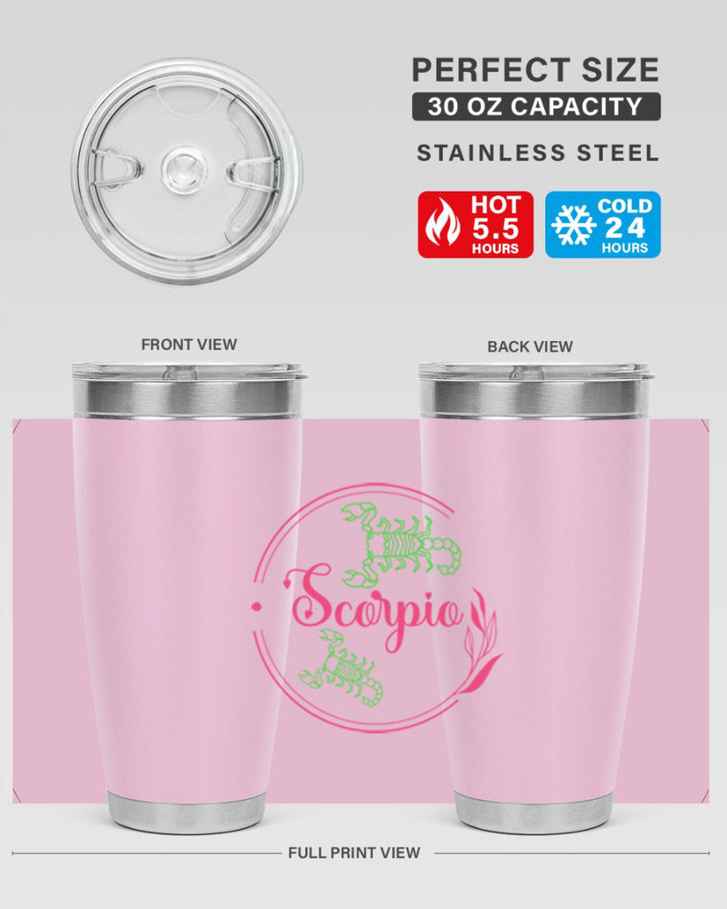 scorpio 437#- zodiac- Tumbler