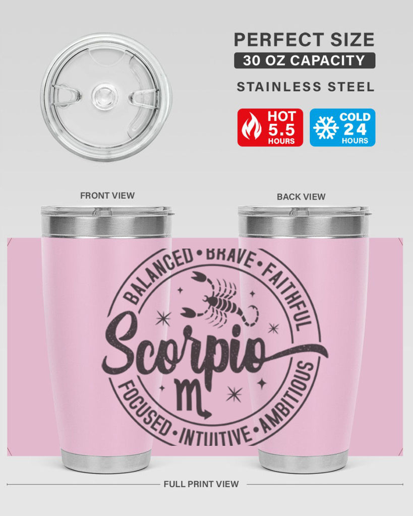 scorpio 438#- zodiac- Tumbler