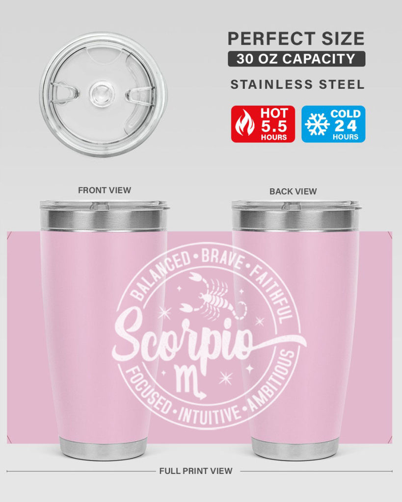 scorpio 439#- zodiac- Tumbler