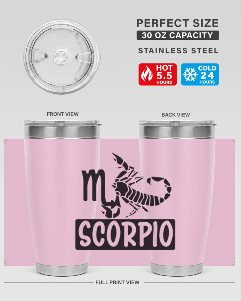 scorpio 440#- zodiac- Tumbler