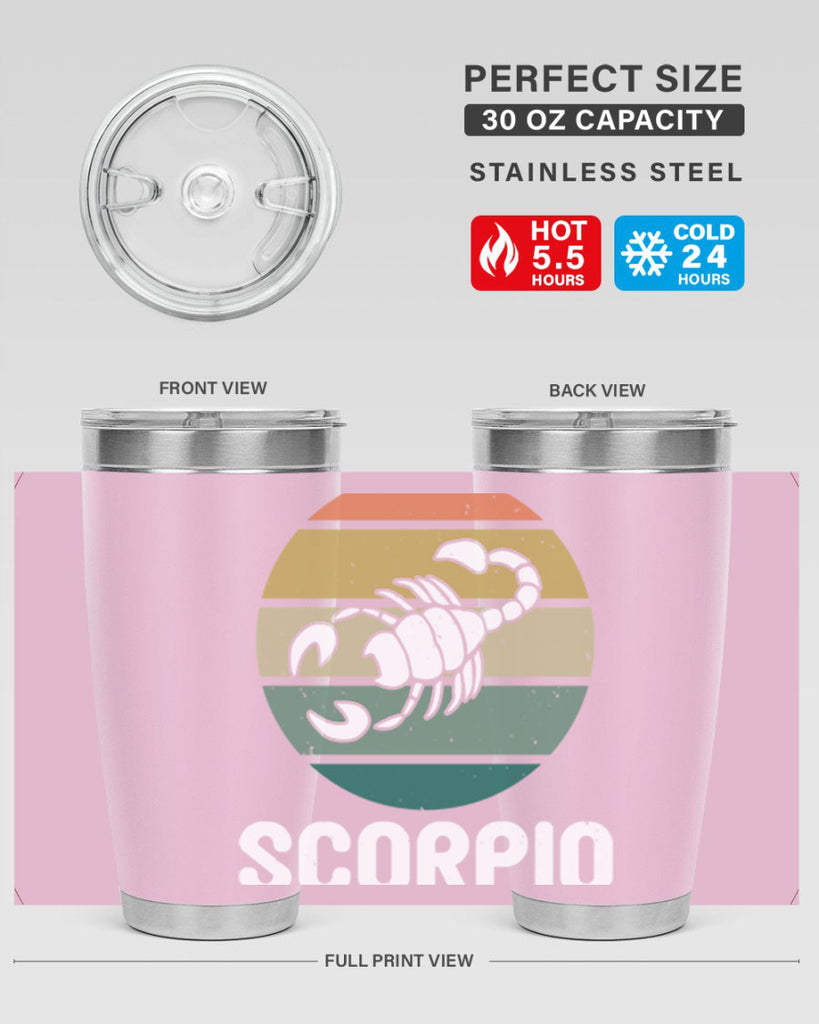 scorpio 451#- zodiac- Tumbler