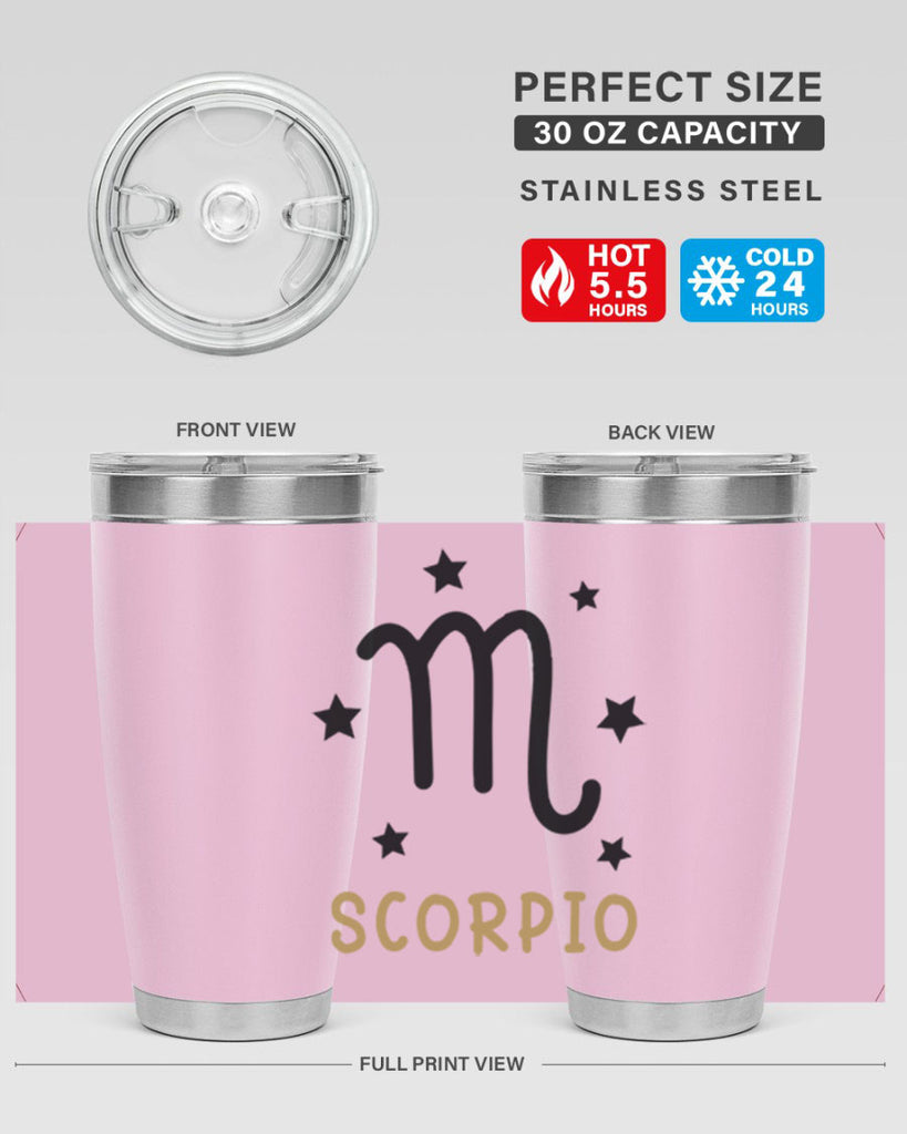 scorpio 455#- zodiac- Tumbler