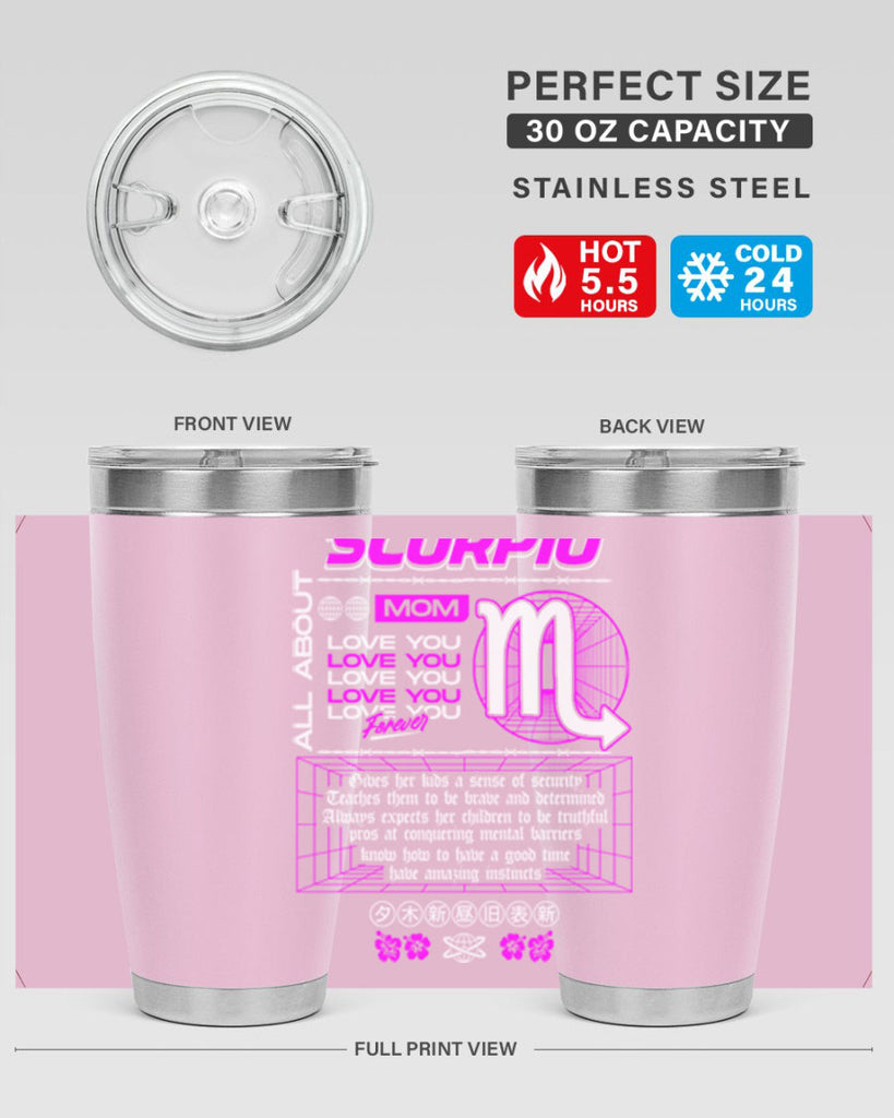 scorpio 457#- zodiac- Tumbler