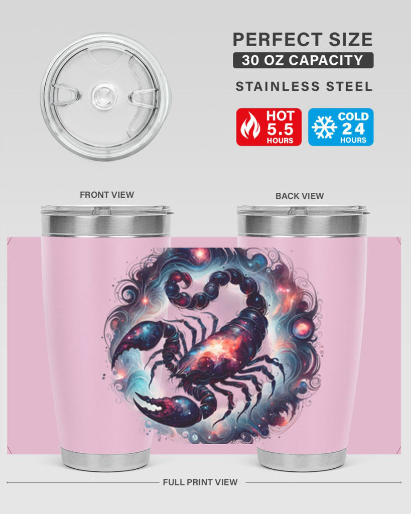 scorpio 462#- zodiac- Tumbler
