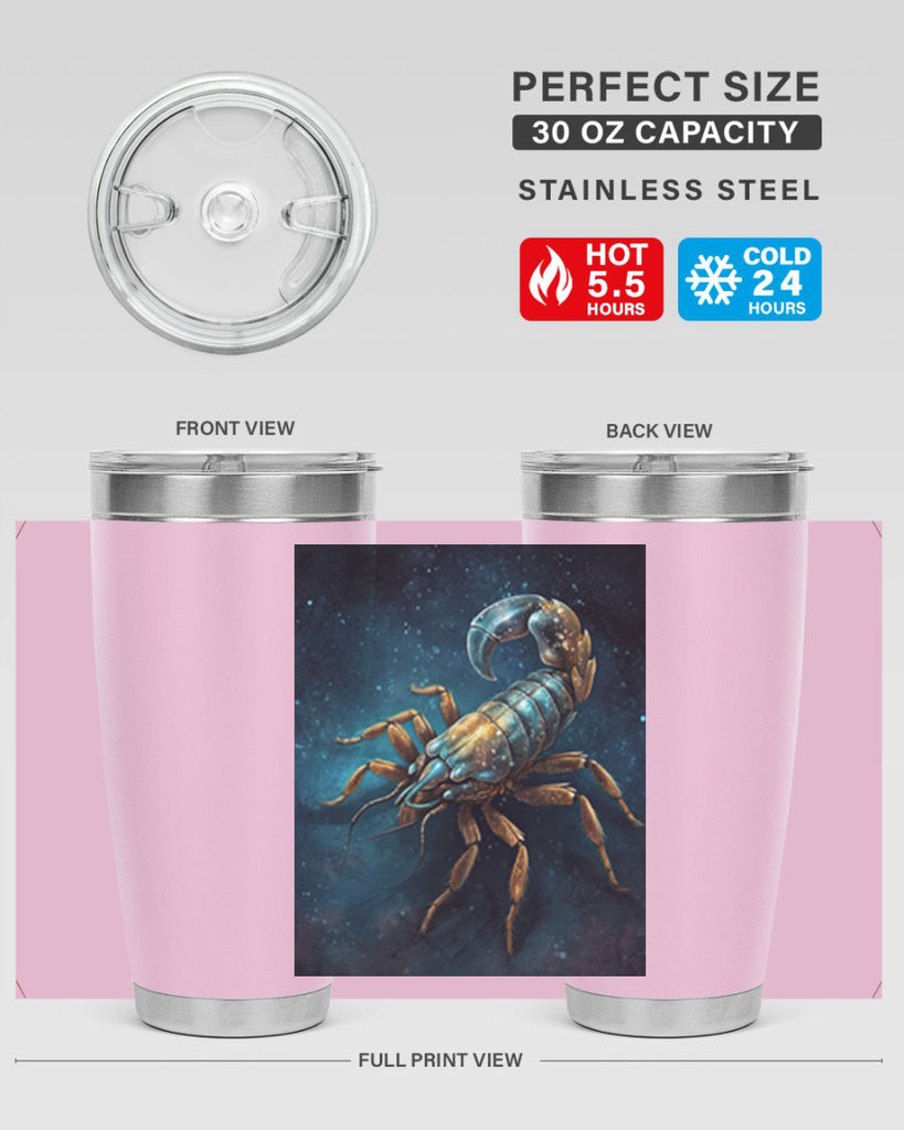 scorpio 46#- zodiac- Tumbler