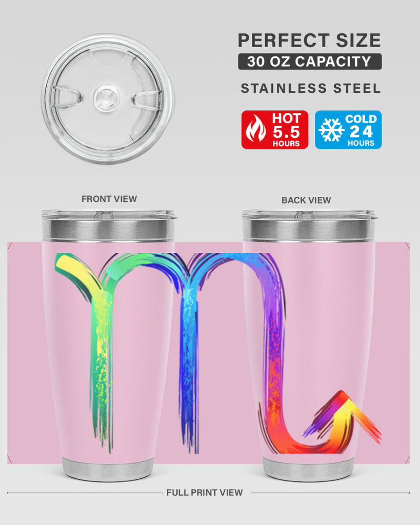 scorpio n 464#- zodiac- Tumbler