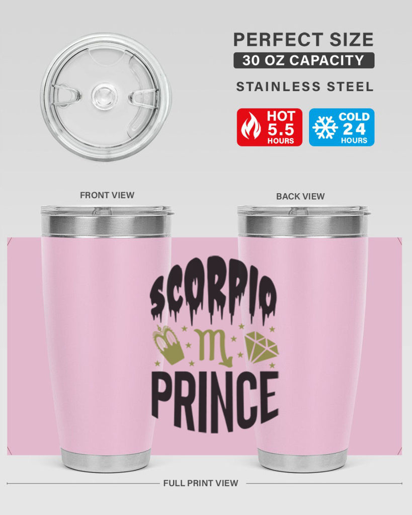 scorpio prince 445#- zodiac- Tumbler