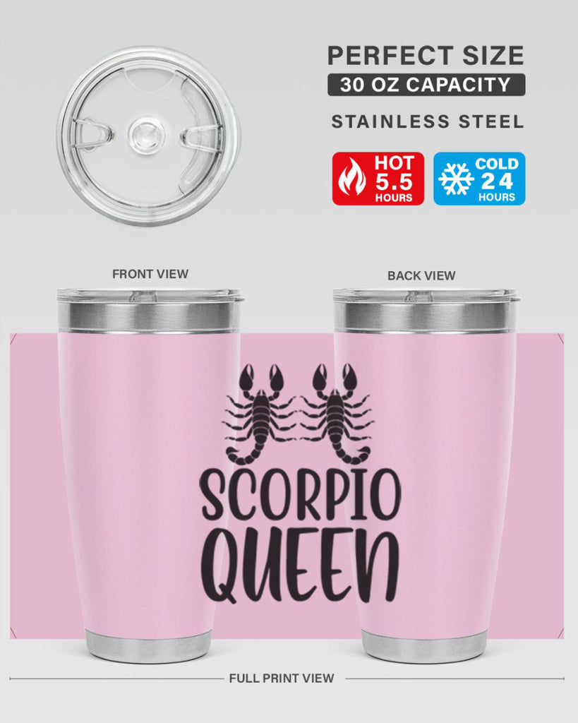 scorpio queen 446#- zodiac- Tumbler