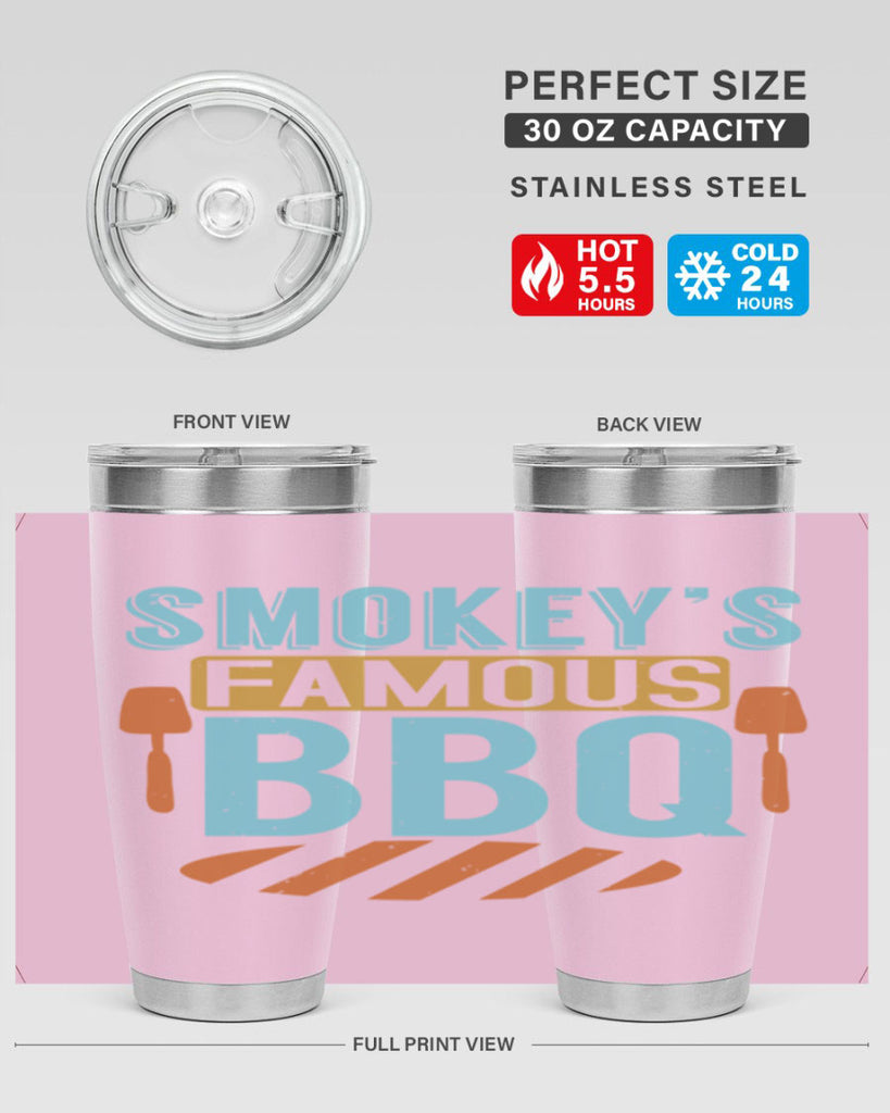 smokeys famous bbq 11#- bbq- Tumbler
