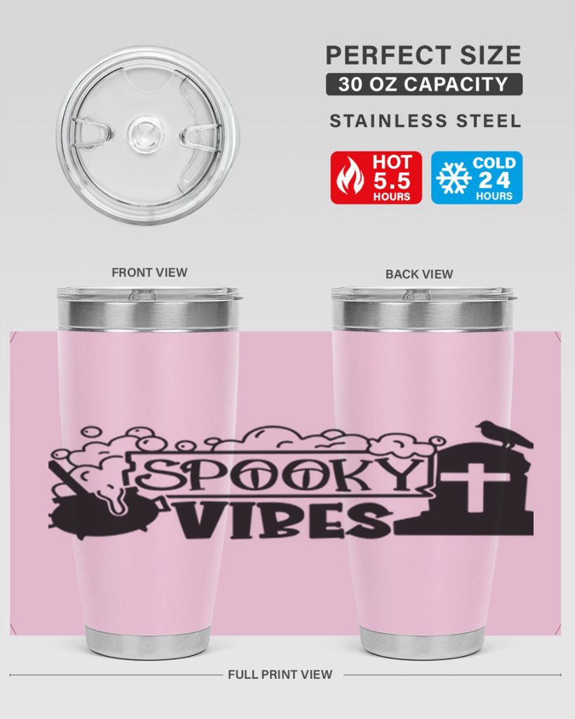 spooky vibes 20#- halloween- Tumbler