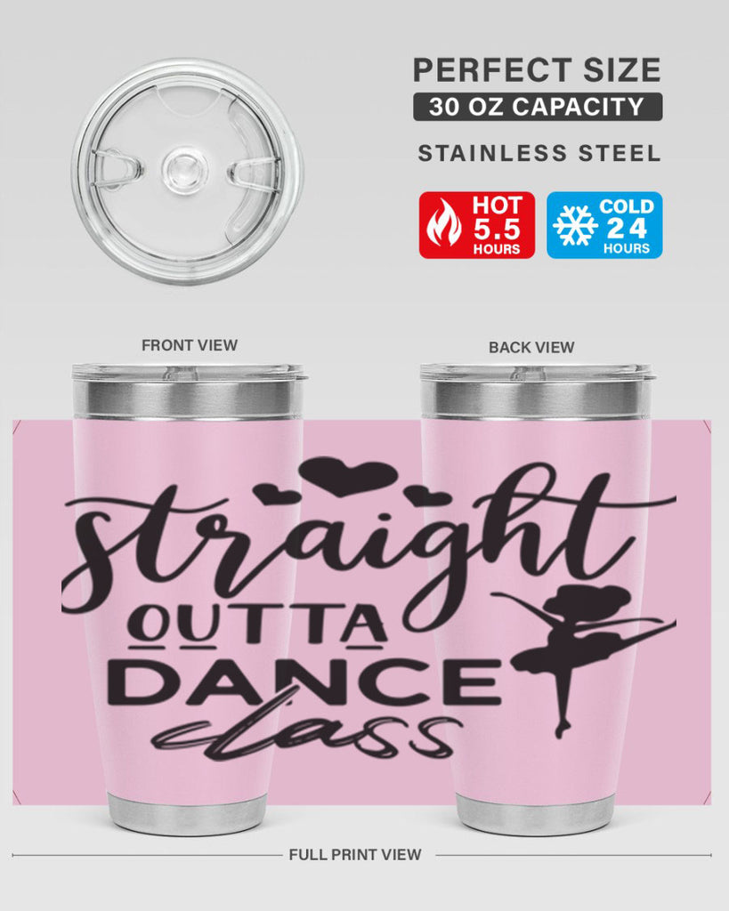 straight outta dance class 80#- ballet- Tumbler