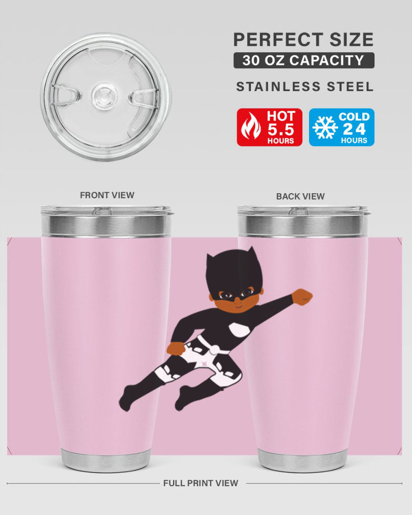 super kid 13#- black men - boys- tumbler