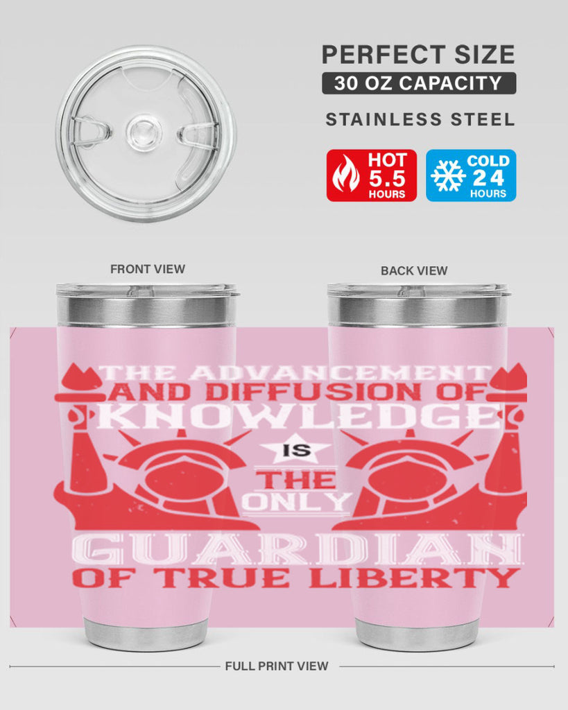 the advencement and diffusion of knowledge Style 190#- Fourt Of July- Tumbler