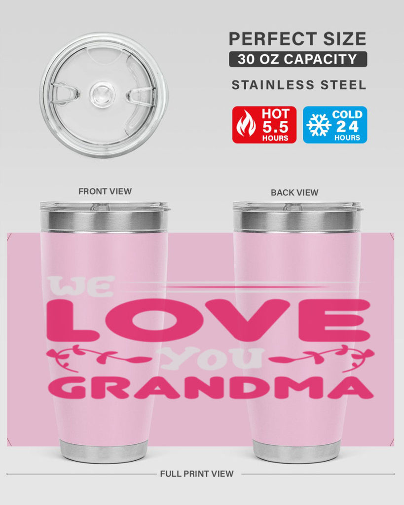 we love you grandma 27#- mom- Tumbler
